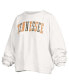 Фото #1 товара Women's White Tennessee Volunteers Janise Waist Length Oversized Pullover Sweatshirt