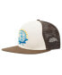 Фото #4 товара Men's Cream/Brown Brooklyn Nets Glint Sunset Snapback Hat