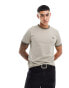 Fred Perry twin tipped t-shirt in light grey