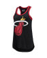 Фото #3 товара Блузка женская G-III Sports by Carl Banks Miami Heat черного цвета