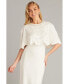 Фото #3 товара Women's Reba Embellished Cape Overlay Bridal Gown