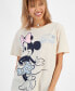 Фото #3 товара Juniors' Minnie Mouse Cotton Crewneck Tee