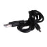 Akyga USB-Ladekabel DC Stecker 3,5 mm 0.80 m Schwarz AK-DC-03 - Cable - Digital