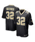 Men's Tyrann Mathieu Black New Orleans Saints Game Jersey