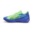 Фото #2 товара Puma All-Pro Nitro Marcus Smart Mens Blue Leather Athletic Basketball Shoes