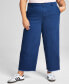 Фото #1 товара Trendy Plus Size Mariner Wide-Leg Pants, Created for Macy's