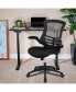 Фото #3 товара Electric Height Adjustable Standing Desk With Mesh Executive Chair