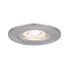 PAULMANN 943.00 - Recessed lighting spot - Non-changeable bulb(s) - 1 bulb(s) - LED - 2700 K - Brushed iron