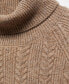 Фото #7 товара Men's Twisted Turtleneck Sweater