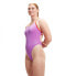 Фото #3 товара Купальник Speedo в фиолетовом цвете с завязкой на спине, модель Solid Tie-Back.