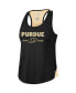 Фото #3 товара Women's Black Purdue Boilermakers Sachs 2-Hit Scoop Neck Racerback Tank Top