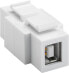 Фото #2 товара Goobay 79930 - Flat - White - USB A - USB B - Female - Female