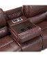 Keily 86" Manual Recliner Sofa - Brown