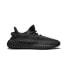 adidas originals Yeezy Boost 350 V2 黑天使 "Black" 鞋带反光版 运动休闲鞋 男女同款 黑色