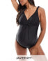 Фото #1 товара Mamalicious Maternity swimsuit in black