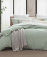 Pure Washed Linen 3-Piece Duvet Cover Set, Full/Queen