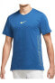 Фото #1 товара Футболка мужская Nike Pro Blue Training Neon Graphic Dri-Fit T-shirt DR8772-476