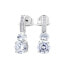 Фото #1 товара Silver earrings with zircons JA24020CZ