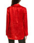 Equipment Eliette Silk-Blend Jacket Women's Red S