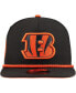 Men's Black Cincinnati Bengals Captain Snapback Hat