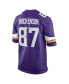 ფოტო #2 პროდუქტის Men's T.J. Hockenson Purple Minnesota Vikings Game Player Jersey