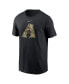 Фото #3 товара Men's Black Arizona Diamondbacks Camo Logo Team T-shirt