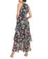 Фото #2 товара Women's Floral-Print Ruffled Maxi Dress