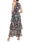 Women's Floral-Print Ruffled Maxi Dress