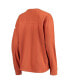 ფოტო #4 პროდუქტის Women's Texas Orange Texas Longhorns Edith Long Sleeve T-shirt