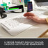 Фото #2 товара Logitech - drahtlose Tastatur - Ganz ergonomisch mit -headsets - Signatur K650 - Wei