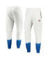 ფოტო #2 პროდუქტის Men's Oatmeal New York Knicks Double Dribble Tie-Dye Fleece Jogger Pants