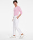 Фото #1 товара Men's Modern-Fit Linen Pants