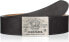 Фото #1 товара Мужской ремень черный кожаный для джинс широкий с бляшкой Diesel Mens B-filin belt