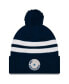 Фото #1 товара Men's Navy Dallas Cowboys 2023 NFC East Division Champions Cuffed Knit Hat with Pom