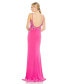 ფოტო #3 პროდუქტის Women's Multi Color Beaded Floral Cami Gown