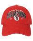 ფოტო #1 პროდუქტის Men's Scarlet Utah Utes 2022 PAC-12 Champions Bold Arch EZA Relaxed Twill Adjustable Hat