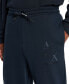 Фото #3 товара Men's Elastic Drawstring Waist Fleece Eagle Logo Joggers