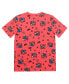 ფოტო #2 პროდუქტის Big Boys Super Mario All Over Print Short Sleeves Graphic T-shirt
