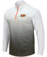 Фото #3 товара Men's Gray Oklahoma State Cowboys Magic Team Logo Quarter-Zip Jacket