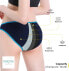 Фото #7 товара Neione Period Underwear Menstruation Underwear for Women Girls Brazilian Briefs with High Leg Cut