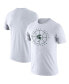 Men's White Michigan State Spartans Basketball Icon Legend Performance T-shirt