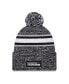 Фото #2 товара Men's Heather Black Los Angeles Chargers 2023 Inspire Change Cuffed Knit Hat with Pom