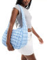 Фото #1 товара Glamorous oversized padded shoulder bag in blue