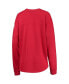Фото #4 товара Women's Red Cincinnati Bearcats Edith Long Sleeve T-shirt