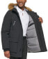Фото #4 товара Men's Parka with a Faux Fur-Hood Jacket, Created for Macy's