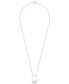 Фото #3 товара Wrapped diamond Teardrop Pendant Necklace (1/10 ct. t.w.) in 14k Gold, 17" + 2" extender, Created for Macy's