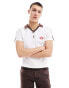 Фото #2 товара Reclaimed Vintage shrunken polo with stripe detail