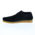 Фото #10 товара Clarks Weaver 26165081 Mens Black Suede Oxfords & Lace Ups Casual Shoes