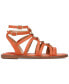 Фото #2 товара Tianna Embellished Strappy Gladiator Flat Sandals