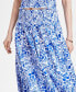 Фото #4 товара Women's Fountain Floral-Print Maxi Skirt